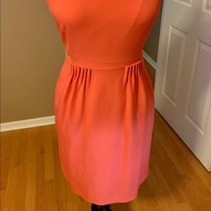 Tahari orange dress, like new